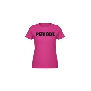 Popular Sports T-Shirt Women L Pink New Periodt Graphic Cotton Short Sleeve